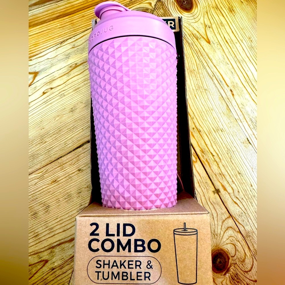 HydroJug HydroJug Pink Shaker Cup 24oz-Perfect for Protein Shakes,Workout Drinks